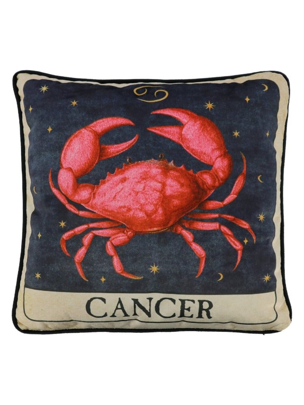 NWT Cosmic Cancer Crab Astrology Zodiac Pillow Halloween Decor Michaels Ashland